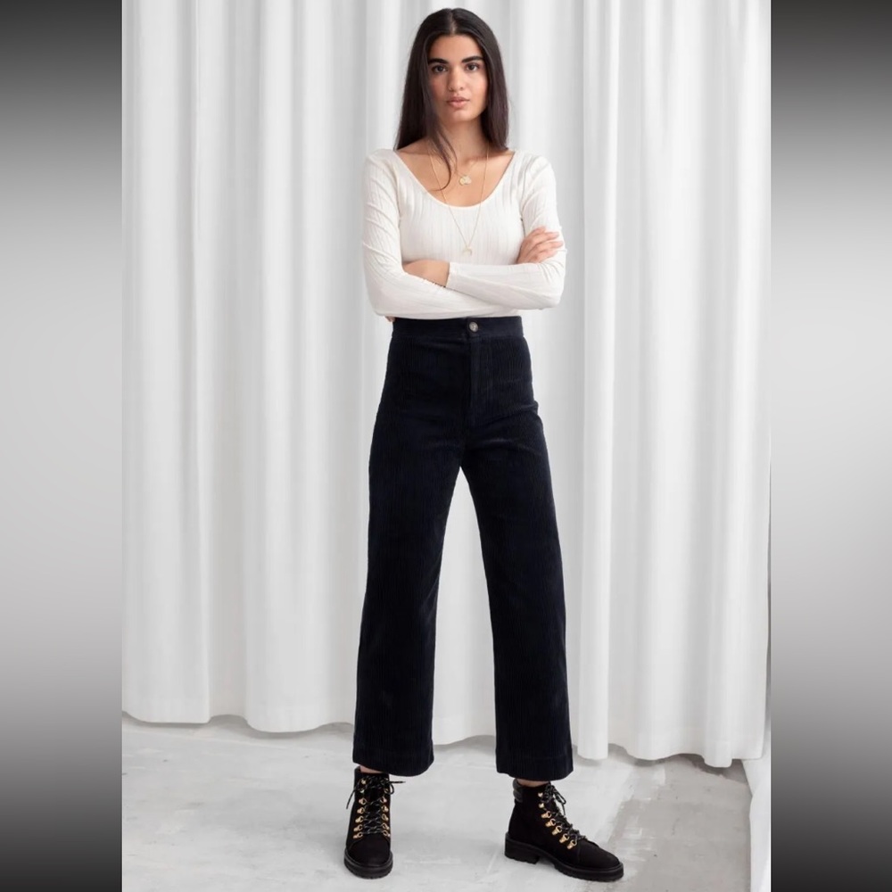 & Other Stories Straight Leg Los Angeles Atelier Corduroy Pants 6